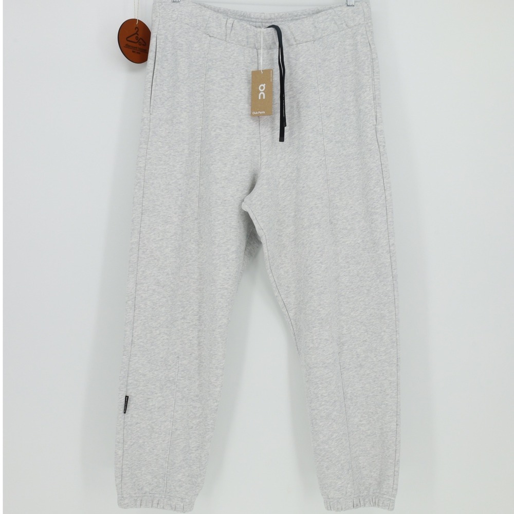 On Running Mens Club Pants Crater Gray Joggers Sweatpants Size XL NWT Minimalist